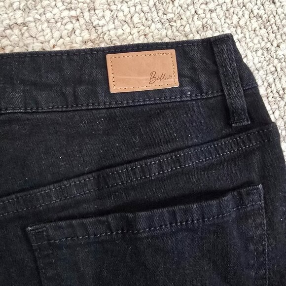 NWT Billie Women's High-Rise Black Capri Jeans Size 8 - Picture 6 of 9